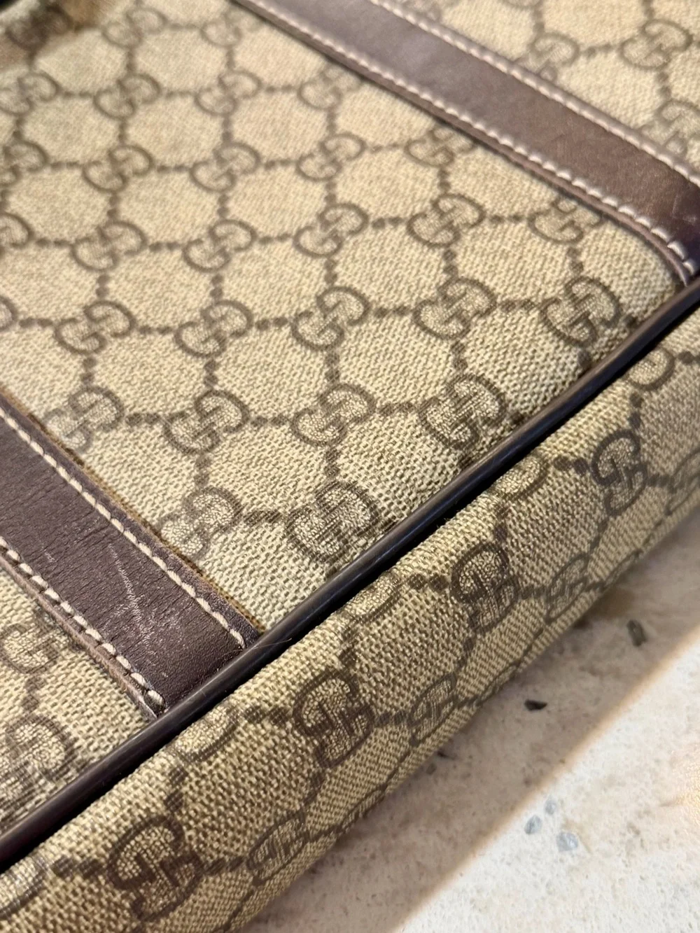 Gucci GG Supreme Business Bag Briefcase 201480